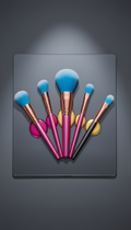Metallic Makeup Brush Set