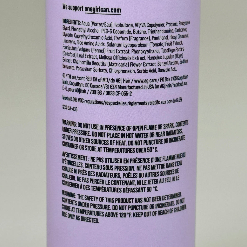 AG CARE Mousse Gel Extra-Firm Curl Retention 10 oz